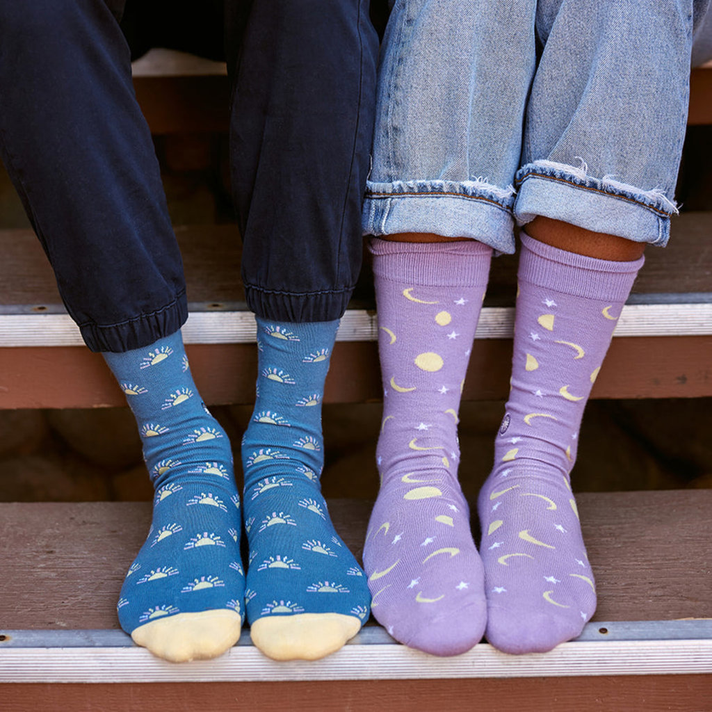 Conscious Step Socks That Support Mental Health: Moon & Stars