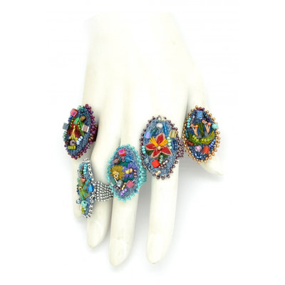 Dunitz & Co Embroidered Frida Ring