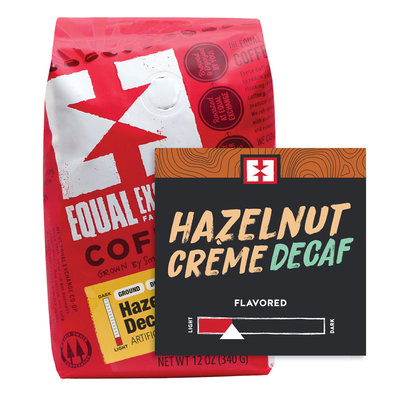 Equal Exchange Hazelnut Cream Decaf Coffee Drip Grind