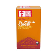 Equal Exchange Organic Turmeric Ginger Tea 20pc Box
