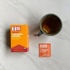 Equal Exchange Organic Turmeric Ginger Tea 20pc Box