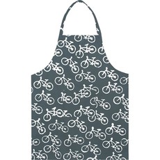 Global Mamas Reversible Apron: Charcoal Bikes