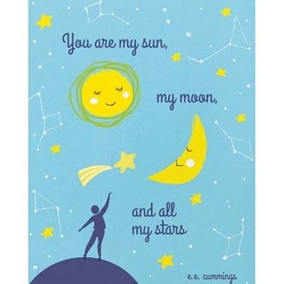 Good Paper Sun Moon & Stars Love Card