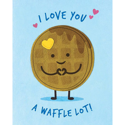 Good Paper Waffle Love Card