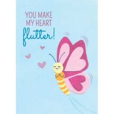 Good Paper You Make My Heart Flutter Love Card