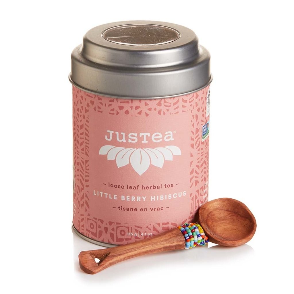 Just Tea Little Berry Hibiscus Loose Leaf Tea Tin