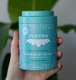 Just Tea Peppermint Detox Loose Leaf Tea Tin