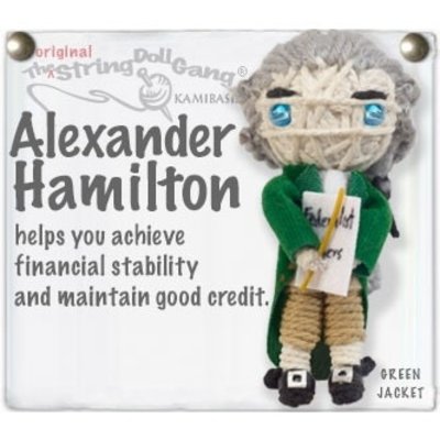 Kamibashi Alexander Hamilton String Doll Keychain