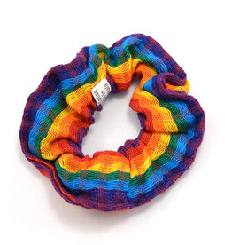 Lucia's Imports Rainbow Hair Scrunchie