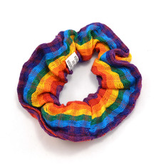 Lucia's Imports Rainbow Hair Scrunchie