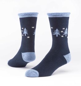 Maggie's Organics Merino Wool Snuggle Socks Forest Navy