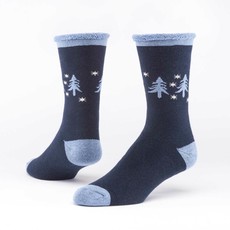 Maggie's Organics Merino Wool Snuggle Socks Forest Navy