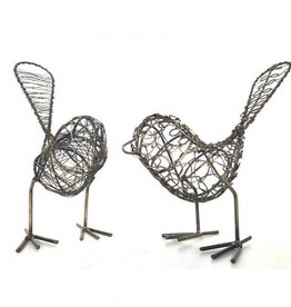 Mira Fair Trade Antiqued Wire Bird