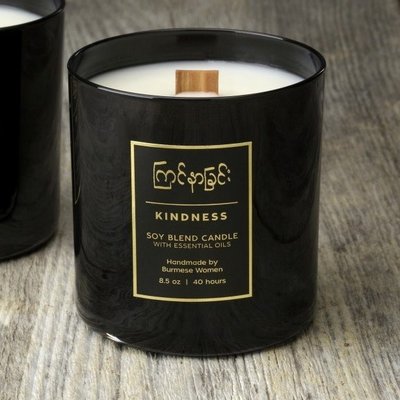 Prosperity Candle Burmese 8oz Candle: Kindness Orange Blossom