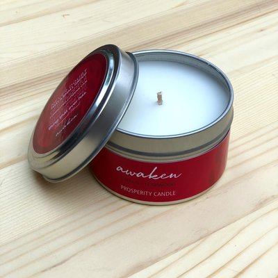 Prosperity Candle Inspiration Quote 4oz Candle: Awaken