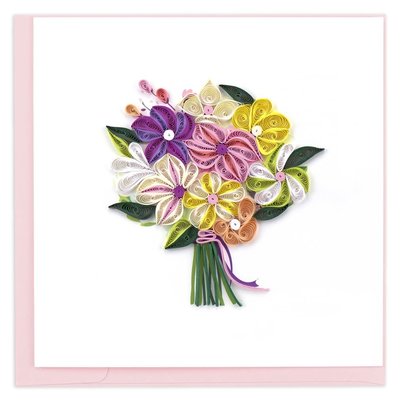 Quilling Card Flower Bouquet Quilled Card