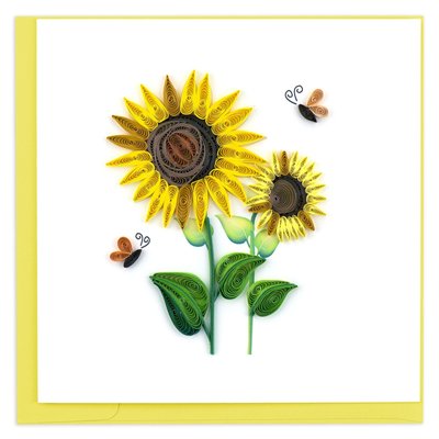 Quilling Card Sunflower Quilled Card
