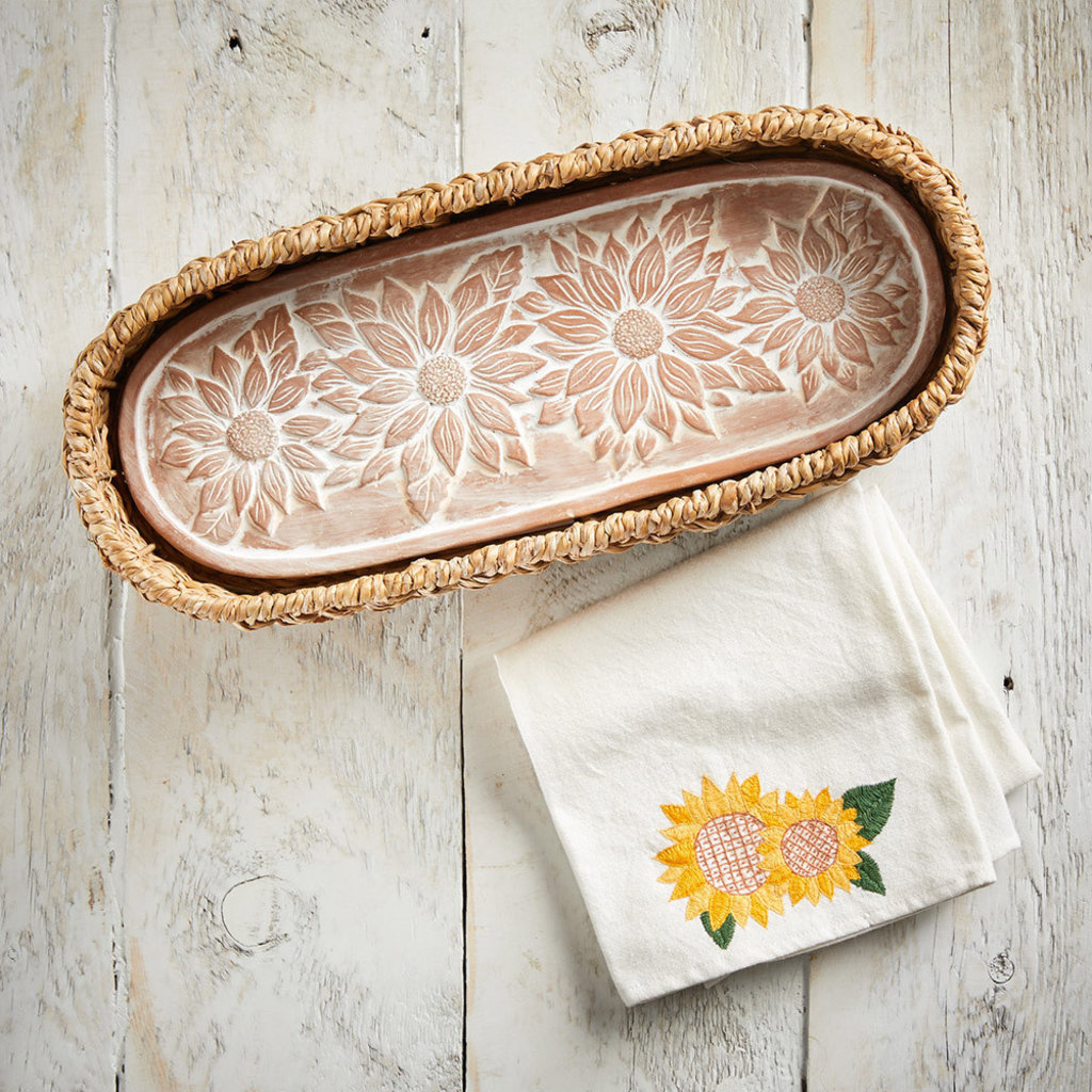 Serrv Bread Warmer: Sunflower Harvest