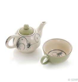 Serrv Dragonfly Ceramic Tea for One