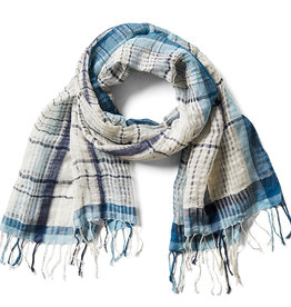 Serrv Kohara Plaidweave Cotton Scarf