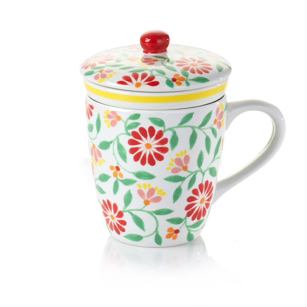 Serrv Sang Hoa Ceramic Tea Infuser Mug