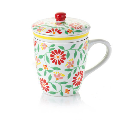 Serrv Sang Hoa Ceramic Tea Infuser Mug