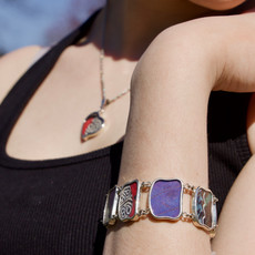 Silver Tree Designs Butterfly Wing Link Bracelet