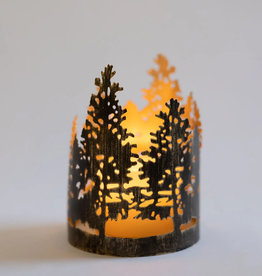 Ten Thousand Villages Forest Shimmer Candleholder (MD)