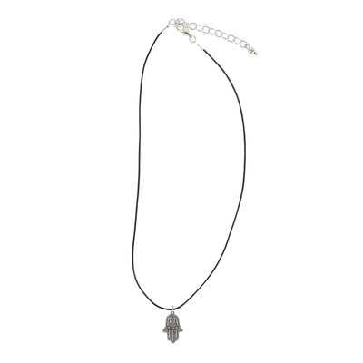 Ten Thousand Villages Hamsa Hand Necklace