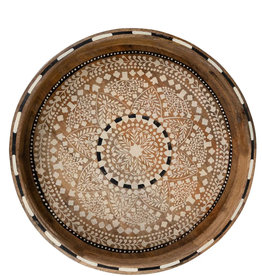 Ten Thousand Villages Mango Mandala Serving Tray