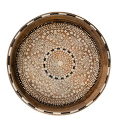 Ten Thousand Villages Mango Mandala Serving Tray