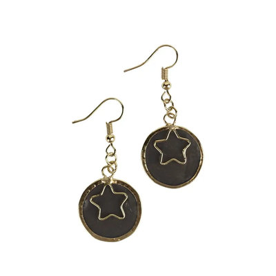 Ten Thousand Villages North Star Capiz Earrings