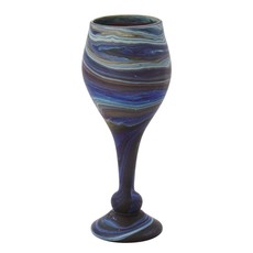 Ten Thousand Villages Phoenician Glass Goblet