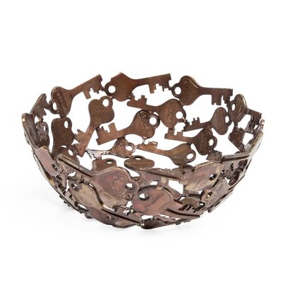 Ten Thousand Villages Recycled Key Bowl