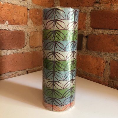 Thumbprint Artifacts Magic Garden Pillar Candle 3x8