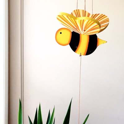 Tulia's Artisan Gallery Flying Mobile: Bumble Bee