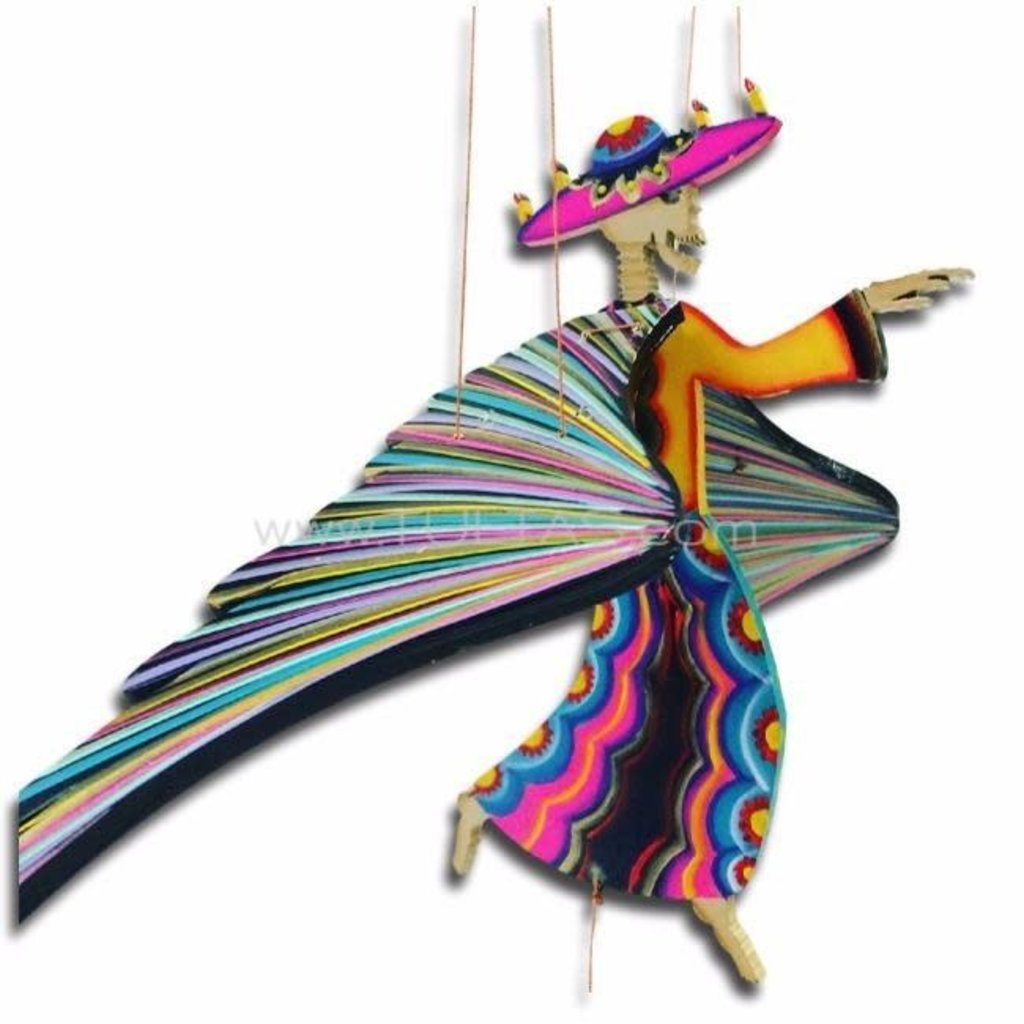 Tulia's Artisan Gallery Flying Mobile: Day of the Dead