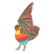 Tulia's Artisan Gallery Flying Mobile: Rooster