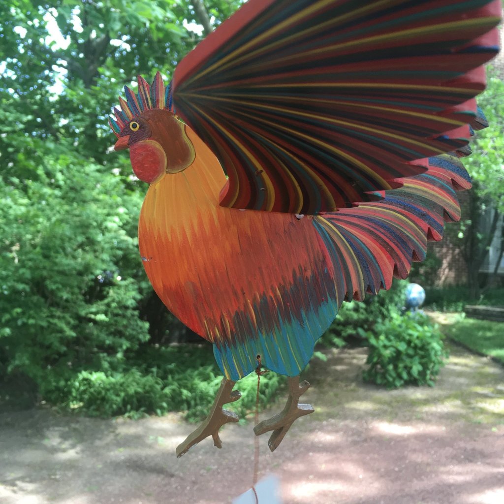 Tulia's Artisan Gallery Flying Mobile: Rooster