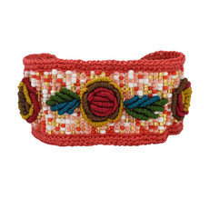 Unique Batik Rosita Bracelet: Red