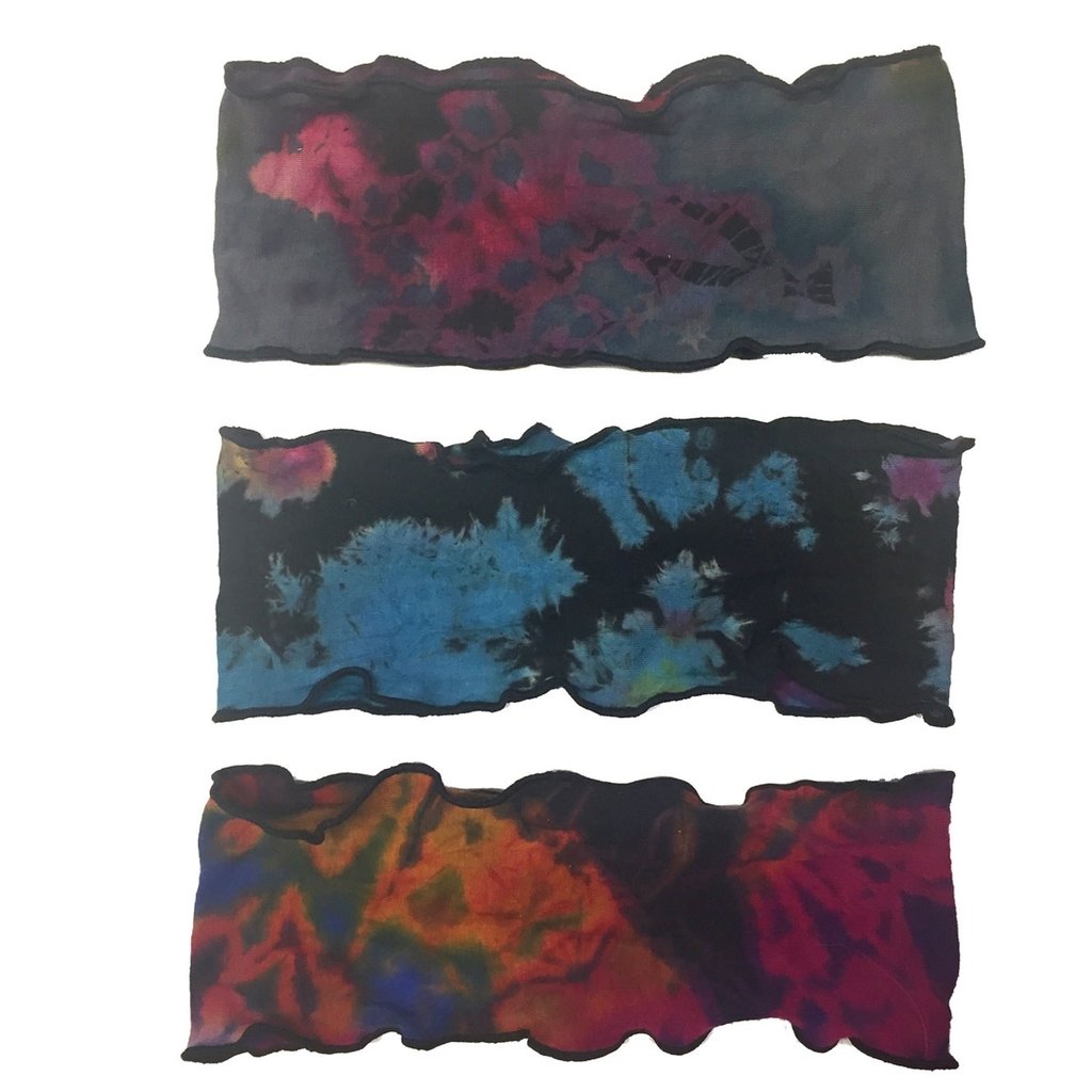 Unique Batik Tie Dye Flat Headband