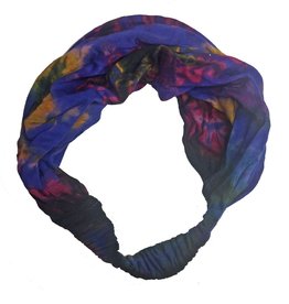 Unique Batik Tie Dye Wide Headband