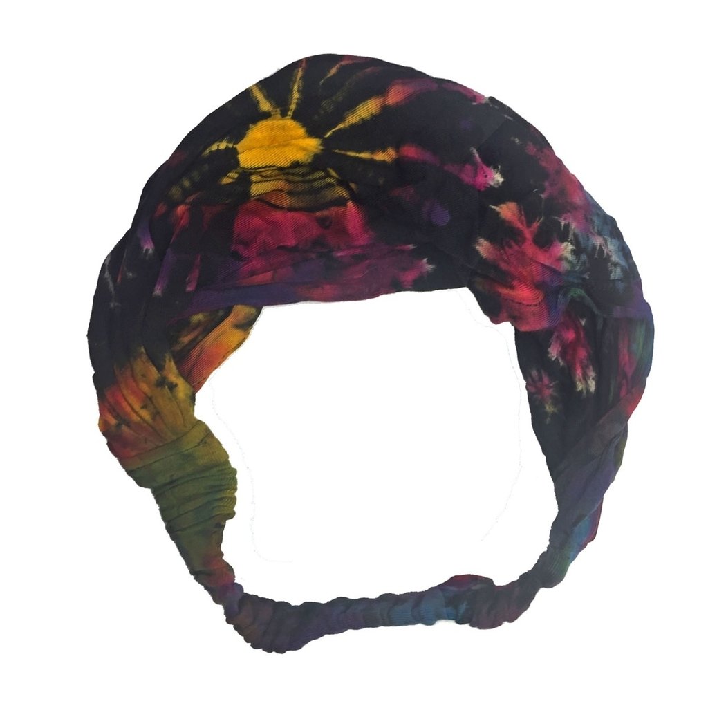 Unique Batik Tie Dye Wide Headband