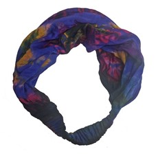 Unique Batik Tie Dye Wide Headband