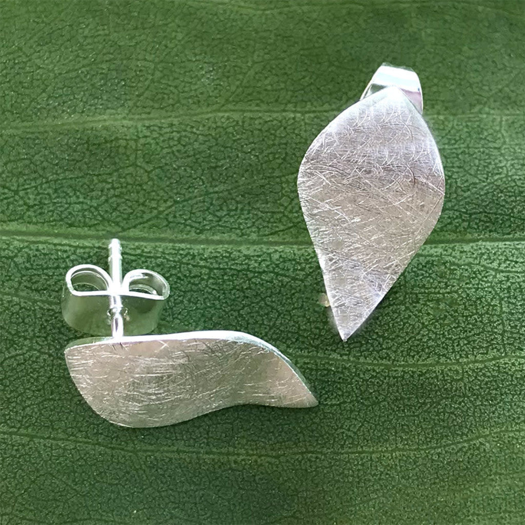 Women's Peace Collection Catch the Wave Sterling Silver Stud Earrings