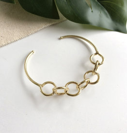 World Finds Chain Link Gold Cuff