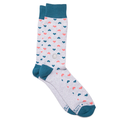Conscious Step Socks that Find a Cure: Hearts
