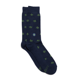 Conscious Step Socks that Protect Turtles Navy Small
