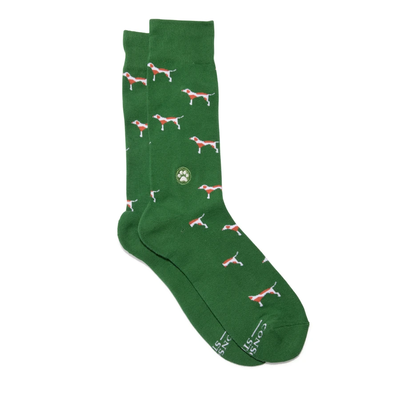 Conscious Step Socks that Save Dogs: Green