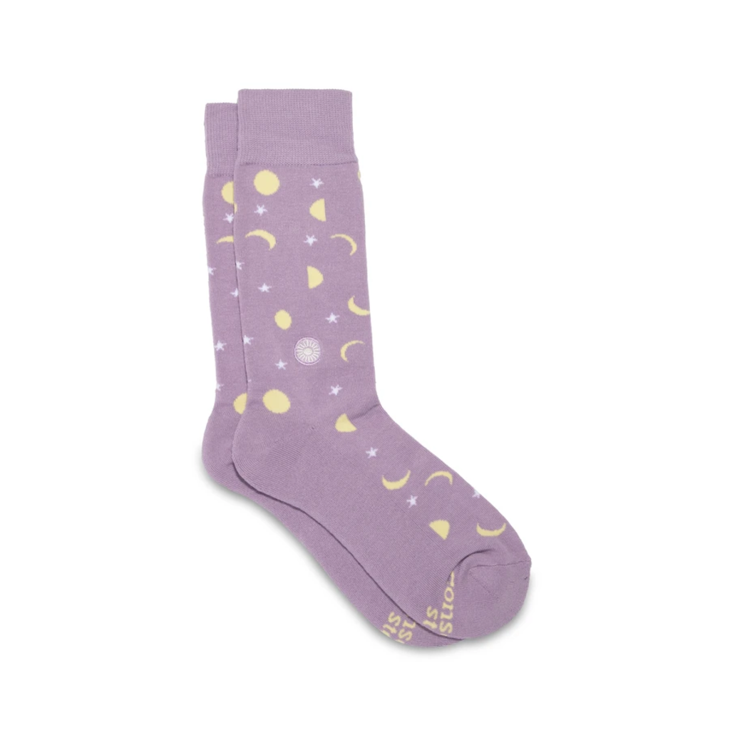 Conscious Step Socks That Support Mental Health: Moon & Stars
